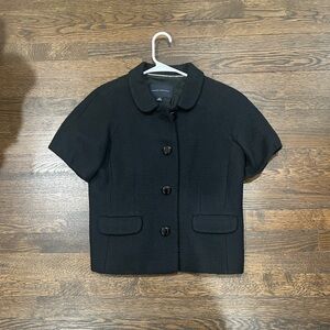 Banana Republic Women's Black Button-Up Blazer